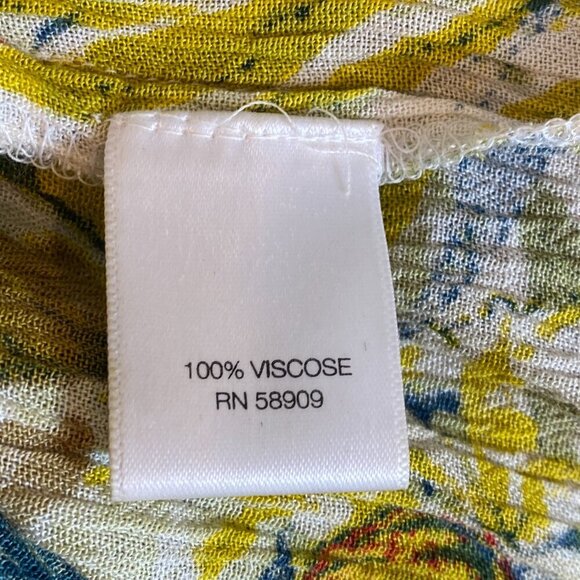 CHELSEA & VIOLET Valley Floral Rope Mini Tropical Sun Dress Sz L #349H - Picture 9 of 10